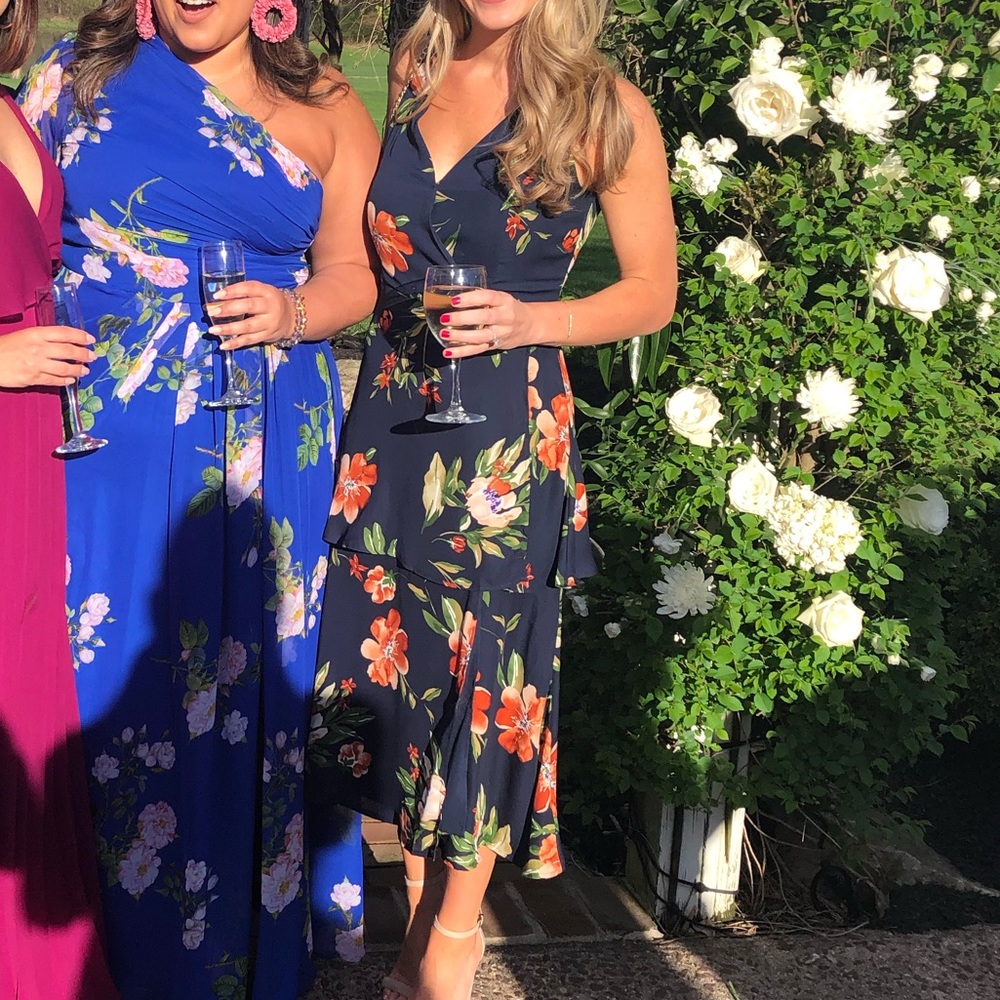 Midi floral dress